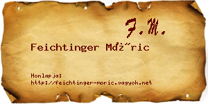 Feichtinger Móric névjegykártya